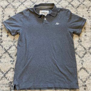 Aeropostale Grey Large Polo Shirt